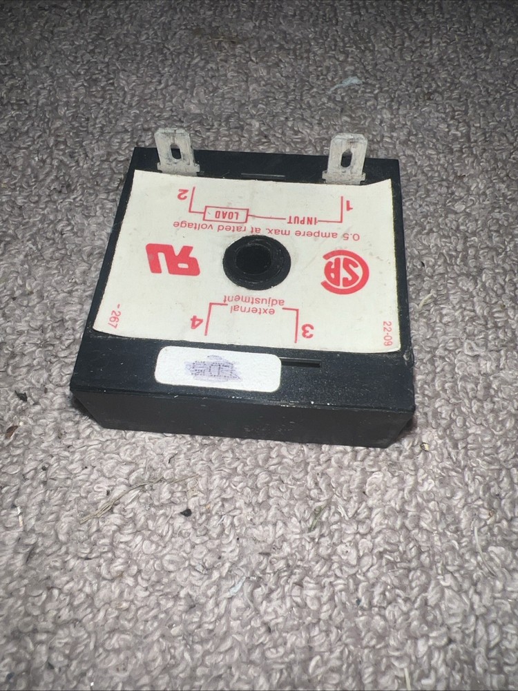 SSAC Solid State Timer, One Second, TAC1411, 10A, 120VAC, 0.5A