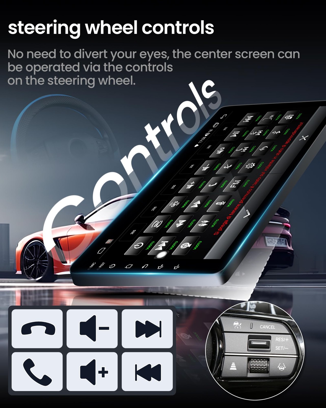 For Toyota 4Runner 2003-2009 With JBL Carplay Android13 Car Stereo Radio GPS 64G