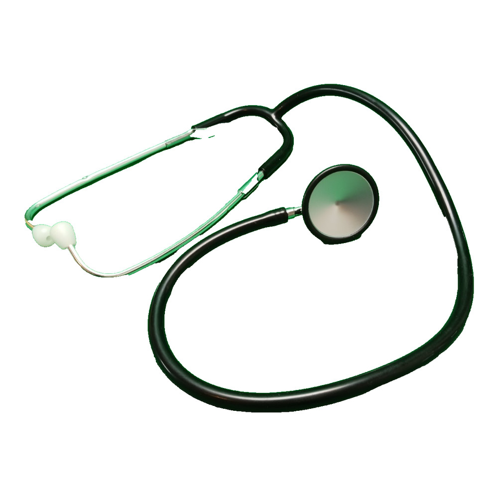 Dual Head Stethoscope Black Unbranded