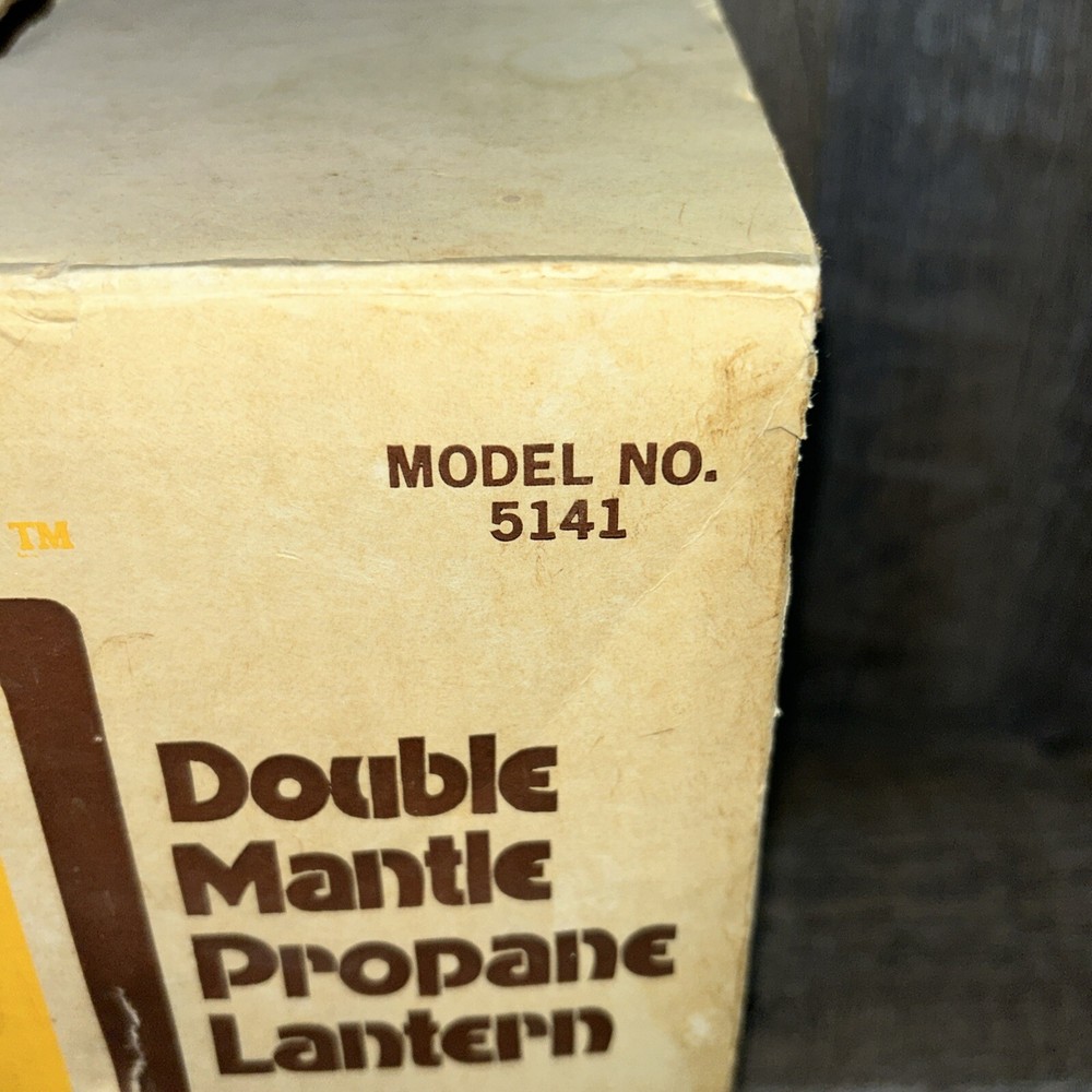Sunbeam Trailmaster Double Mantle Propane Lantern NOS Model # 5141