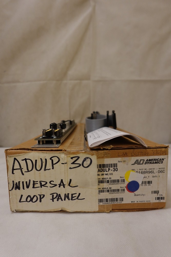 AD American Dynamics ADULP-30 Surveillance System Universal Loop Panel - Used