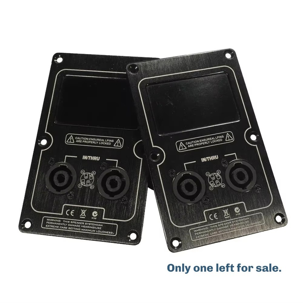 Audio Speaker Box Back Panel Socket Plate for Speaker Cabinet Clip2989