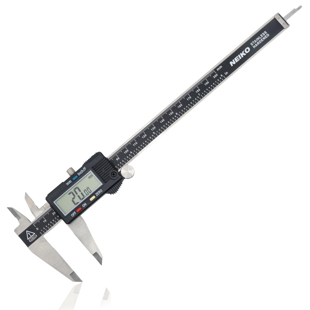 NEIKO 01408A 8” Electronic Digital Caliper Extra Large Display | 0-8 Inches |
