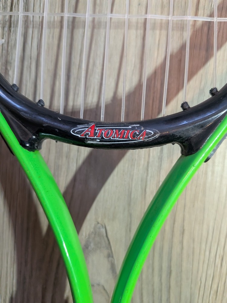 Lime Green Atomica Tennis Racket