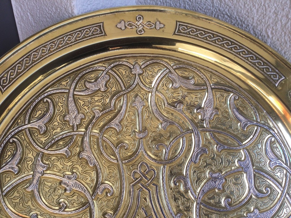 Antique plate Cairo-ware 20th century