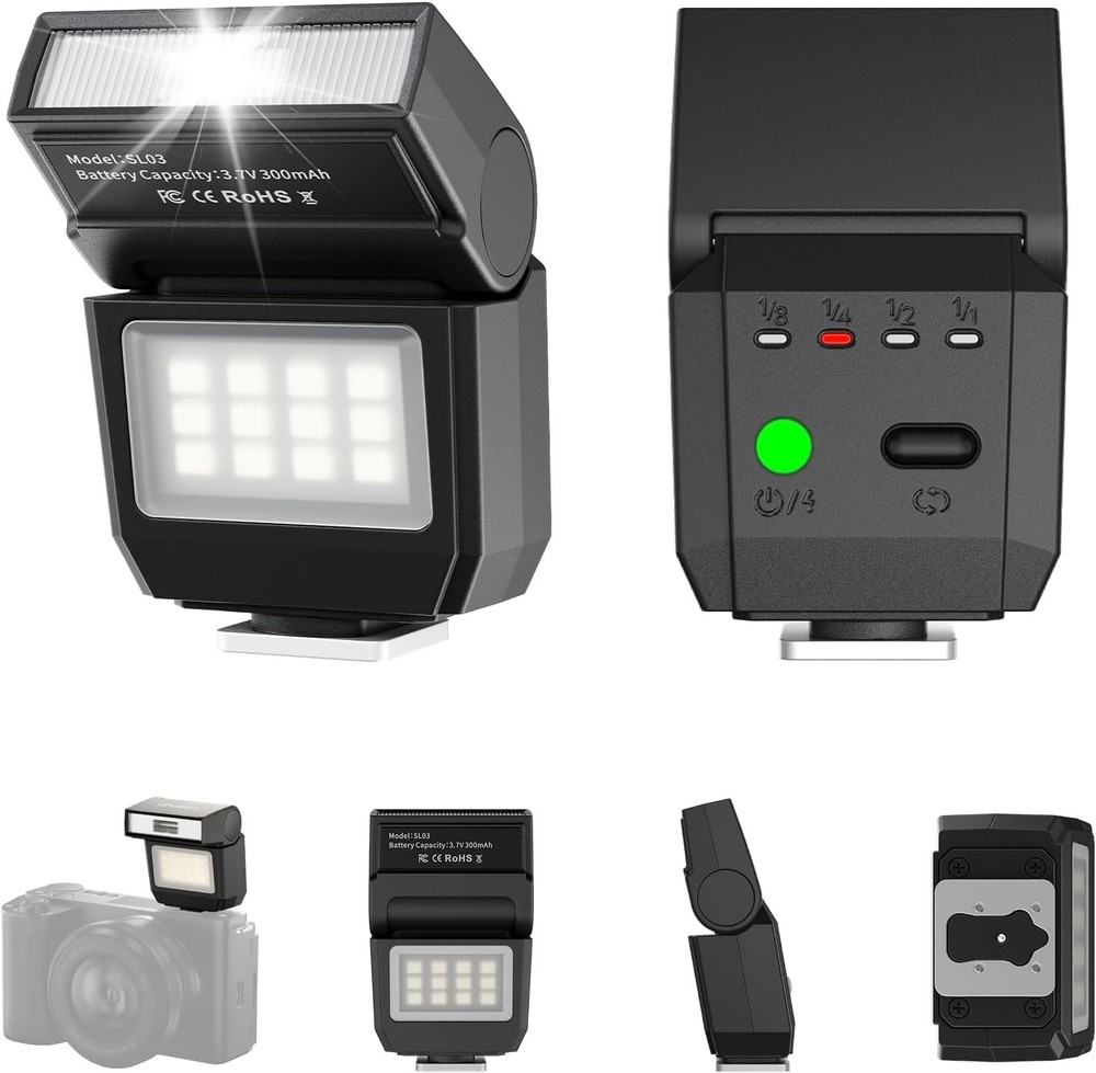 Ulanzi SL03 Mini Flash Speedlite GN8 6500K