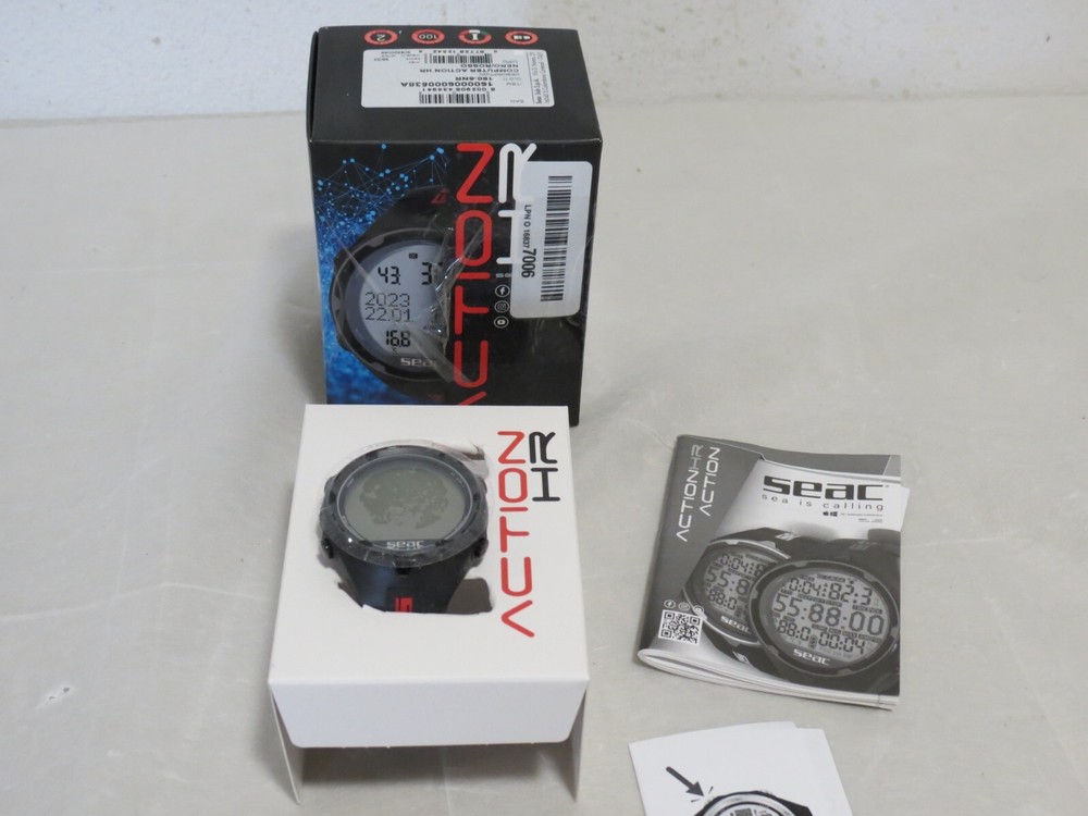 Seac Action HR Black/Red Dive Computer - Wrist Computer (1600006000538A)