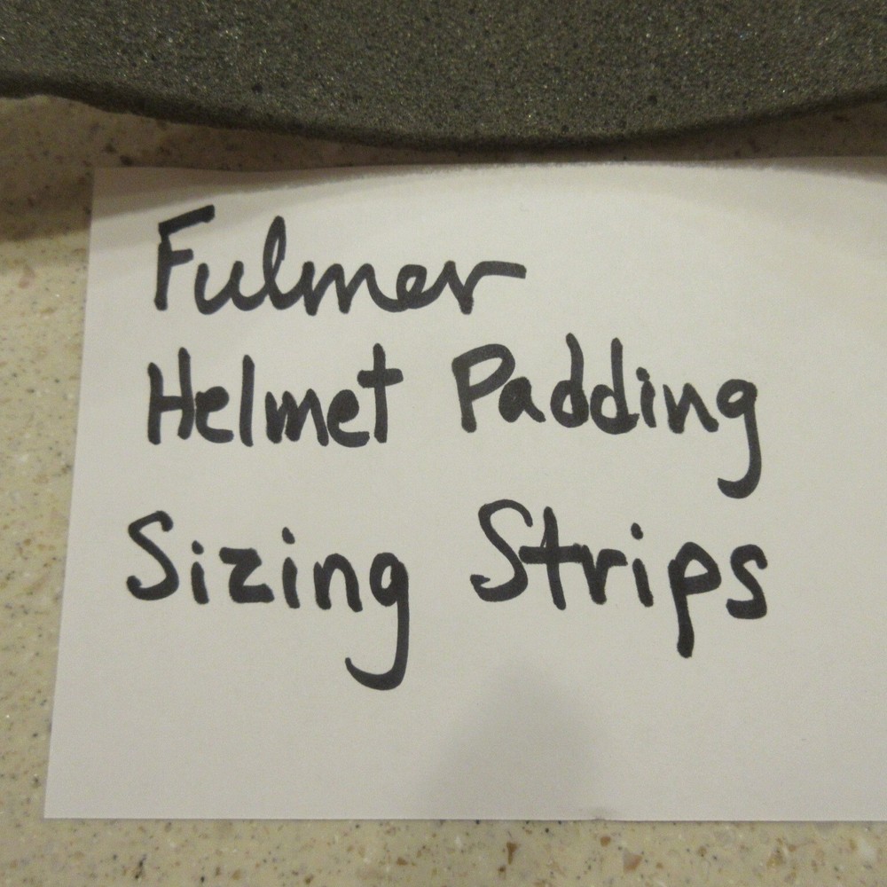 6 Ct Fulmer Helmet Padding Sizing Strips NOS item