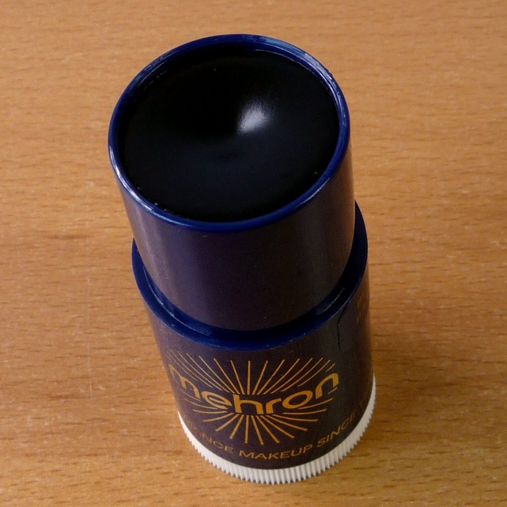 Mehron pushup grease base makeup Black BA. E-30