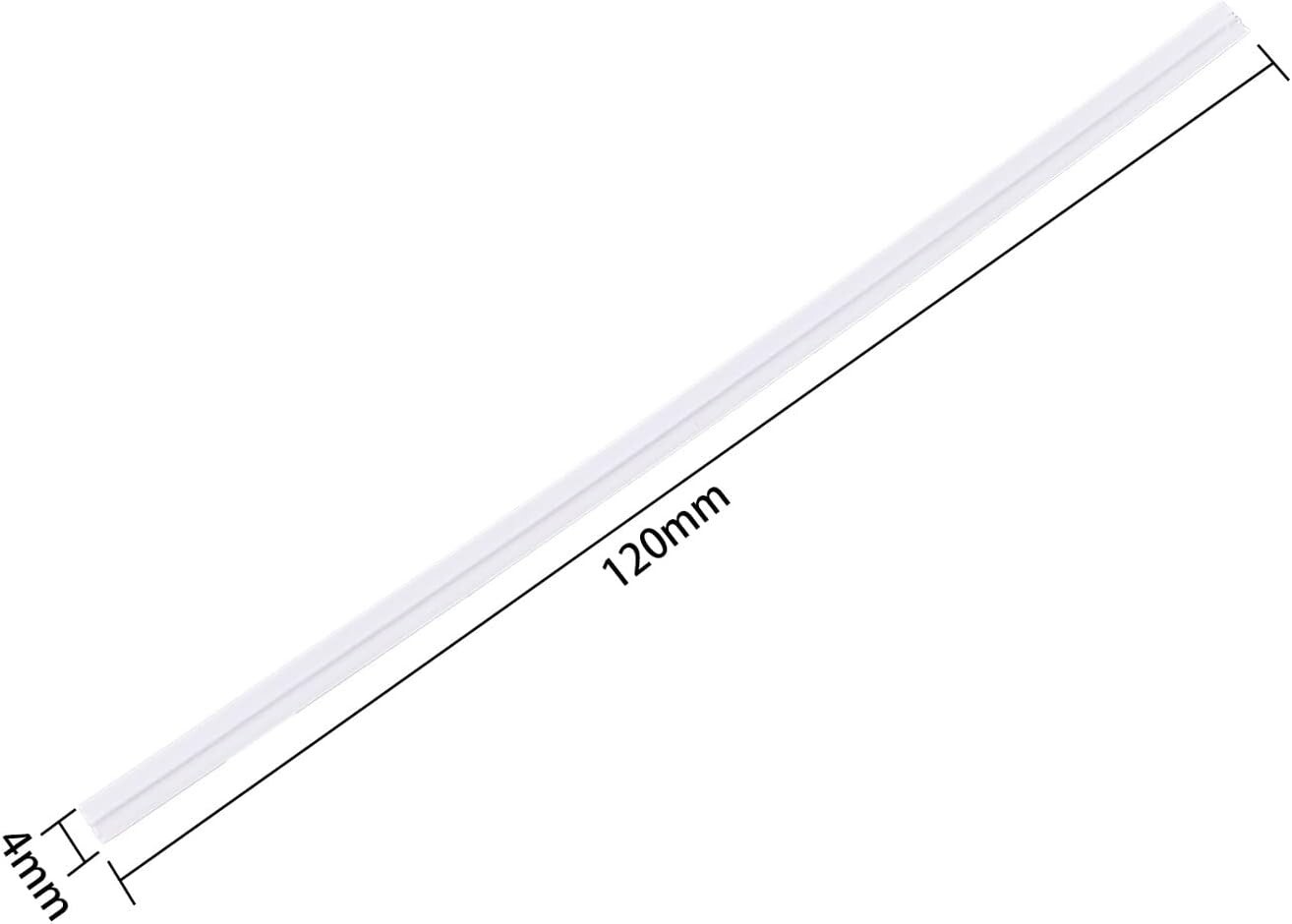 500 Pcs White Paper Twist Ties Reusable Bread Ties for Candy