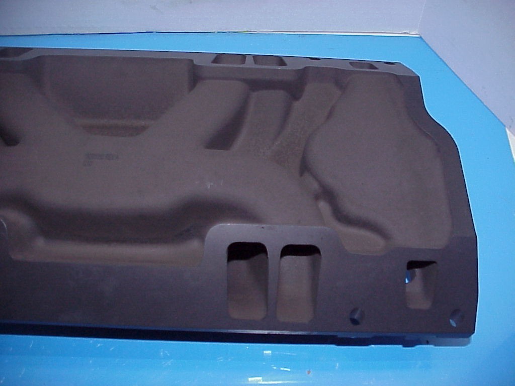 New BluePrint Dual lane Vortec Intake Manifold SB Chevy Black Anodized BRAND NEW