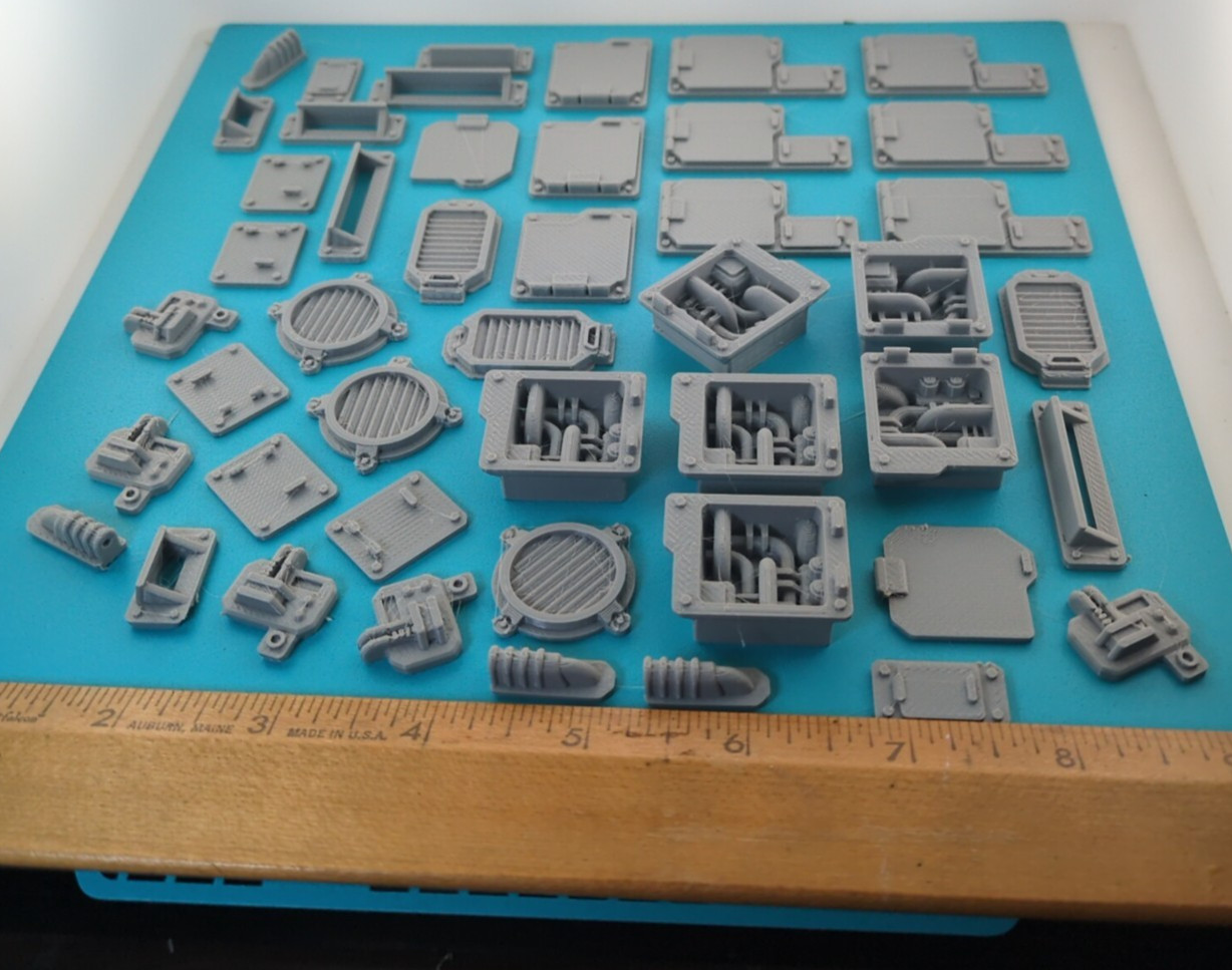 Sci fi bits collection 2 28mm terrain FAST SHIP|Alternate Wargaming Miniature