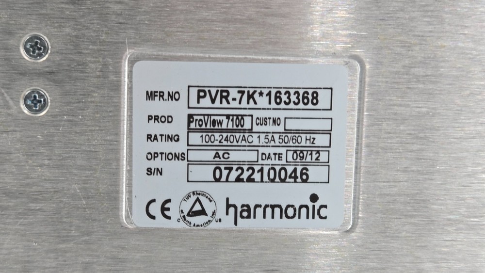 HARMONIC Multifunctional Integrated Receiver Decoder ProView-7100