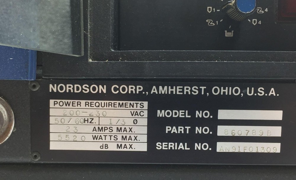 Nordson 860789B Hot Melt Glue Temperature Controller