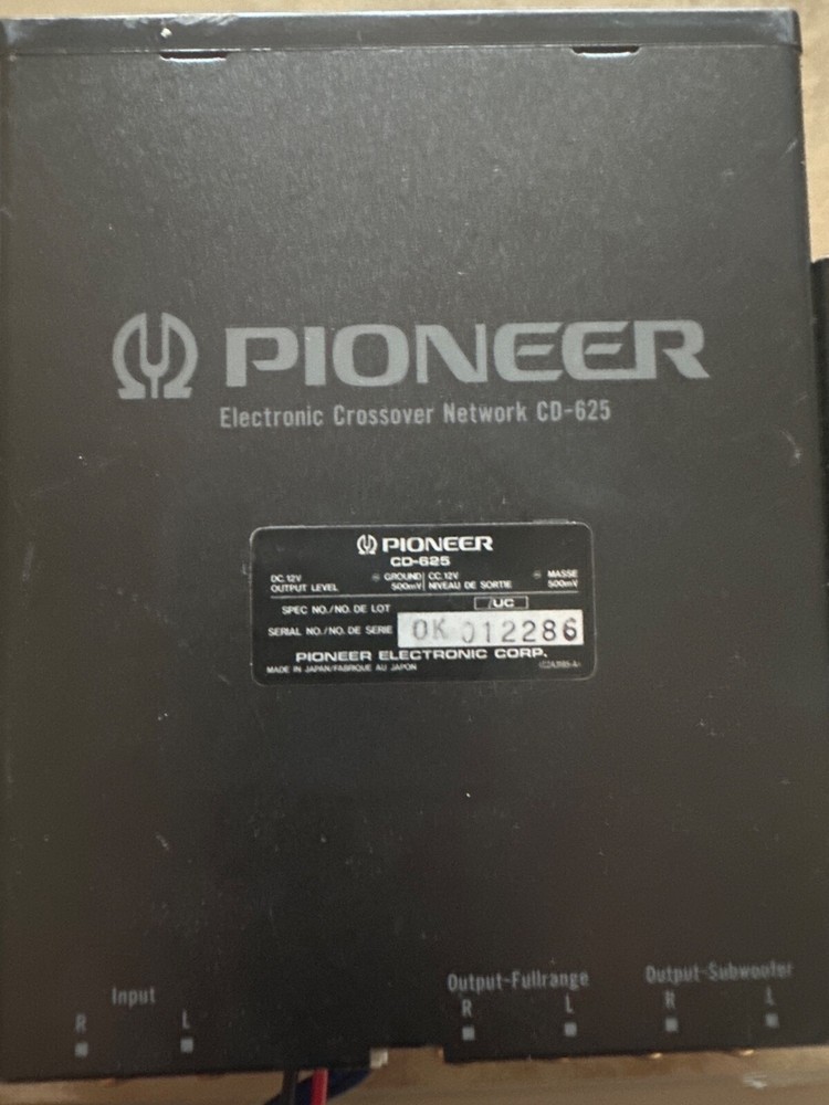 Old School Pioneer CD-625 Electronic Crossover Network