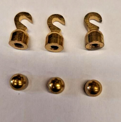 Kieninger Grandfather clock weight shells,hooks and nuts