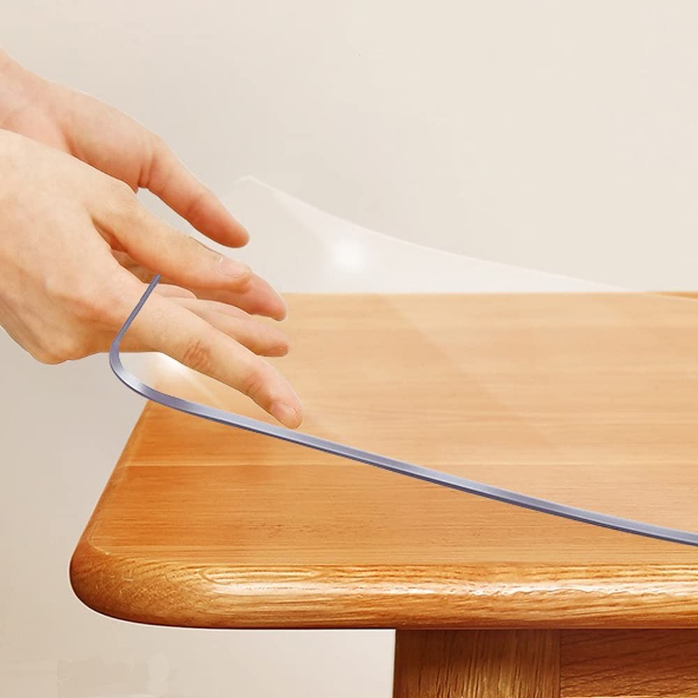 44x70 Inch Clear Plastic Dining Table Protector Transparent 44"x70",