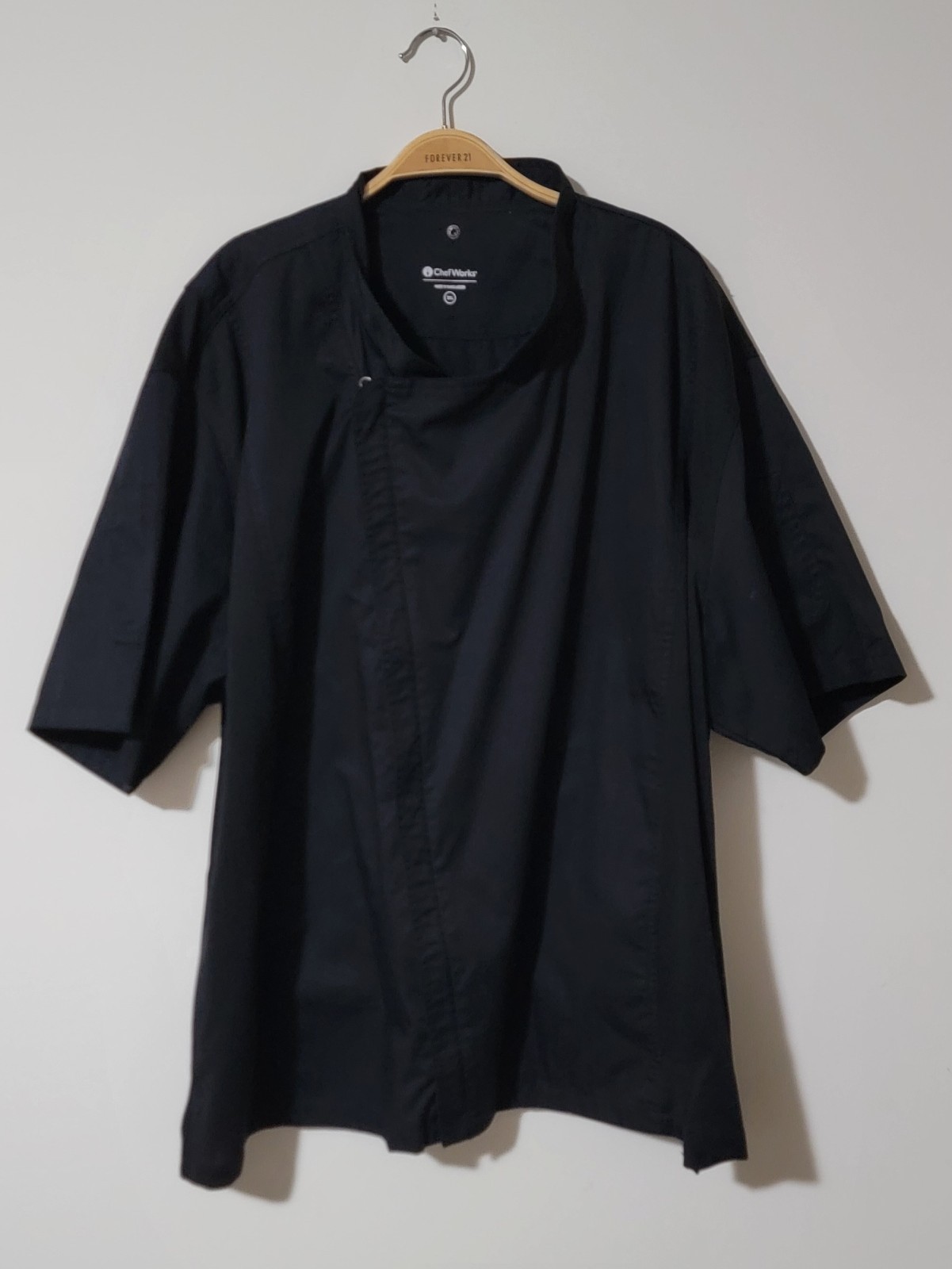 New Never Used Chef Works Black Culinary Jacket Size 3XL