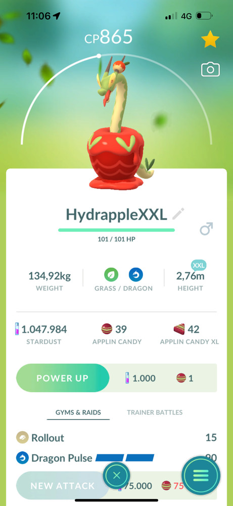 Hydrapple XXL  | Tr-de 20k stardust or Mini P T C