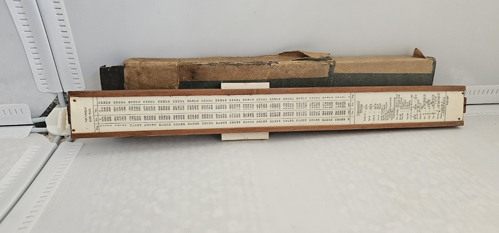 The UNIQUE Slide Rule