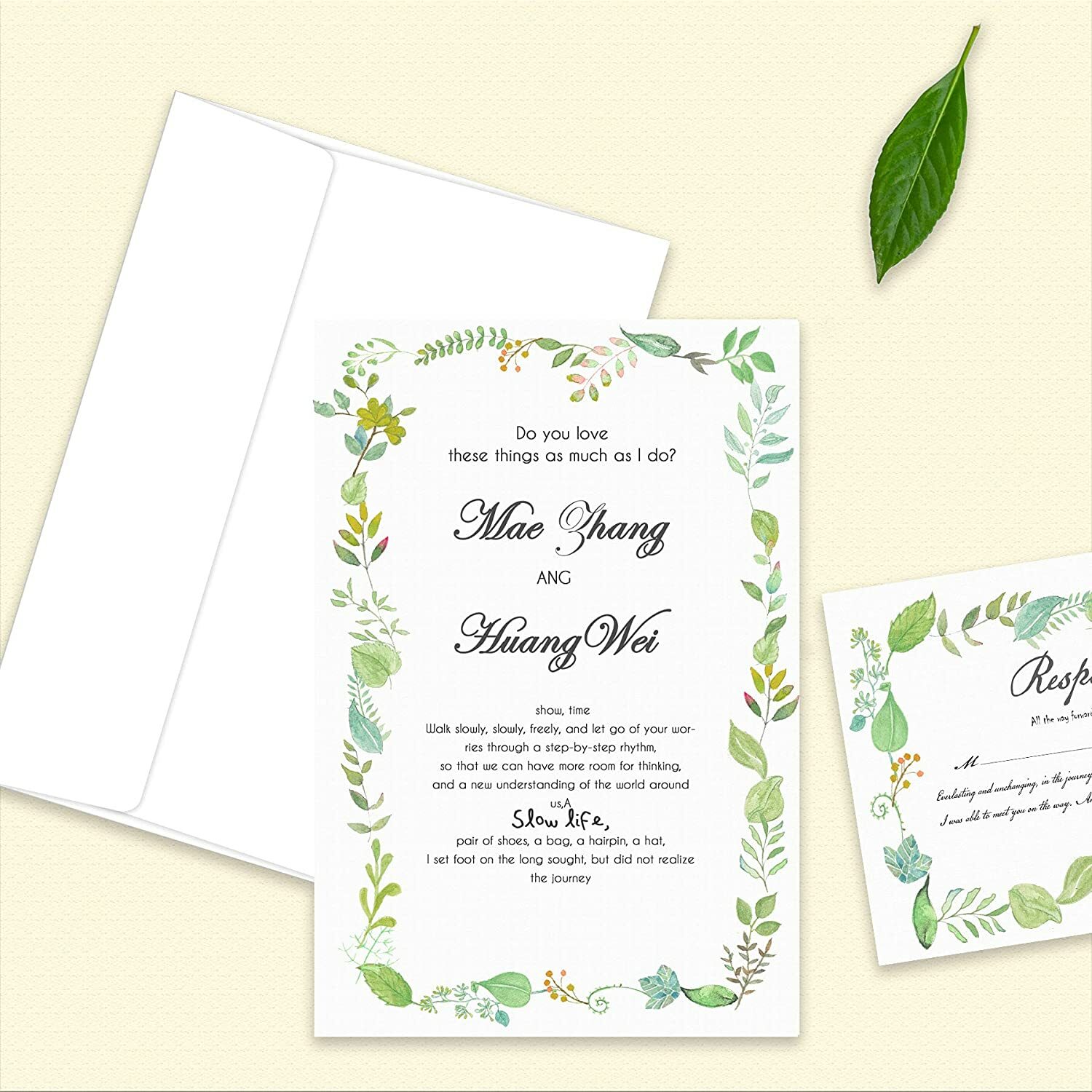 Bright White Invitation Paper Envelopes 4 3/8X5 3/4 Self Seal Greeting Card A2