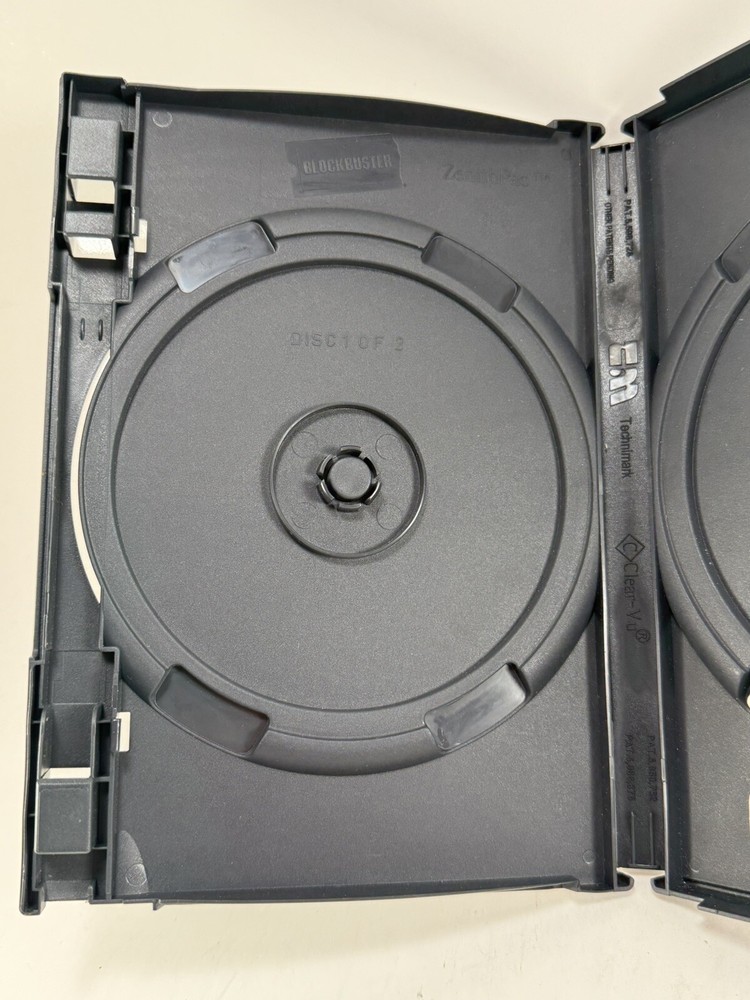Standard Black 2 Disc DVD Replacement 14mm Case - Double Disc ZenithPac