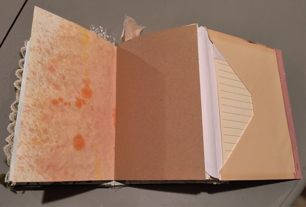 handmade junk writing journal