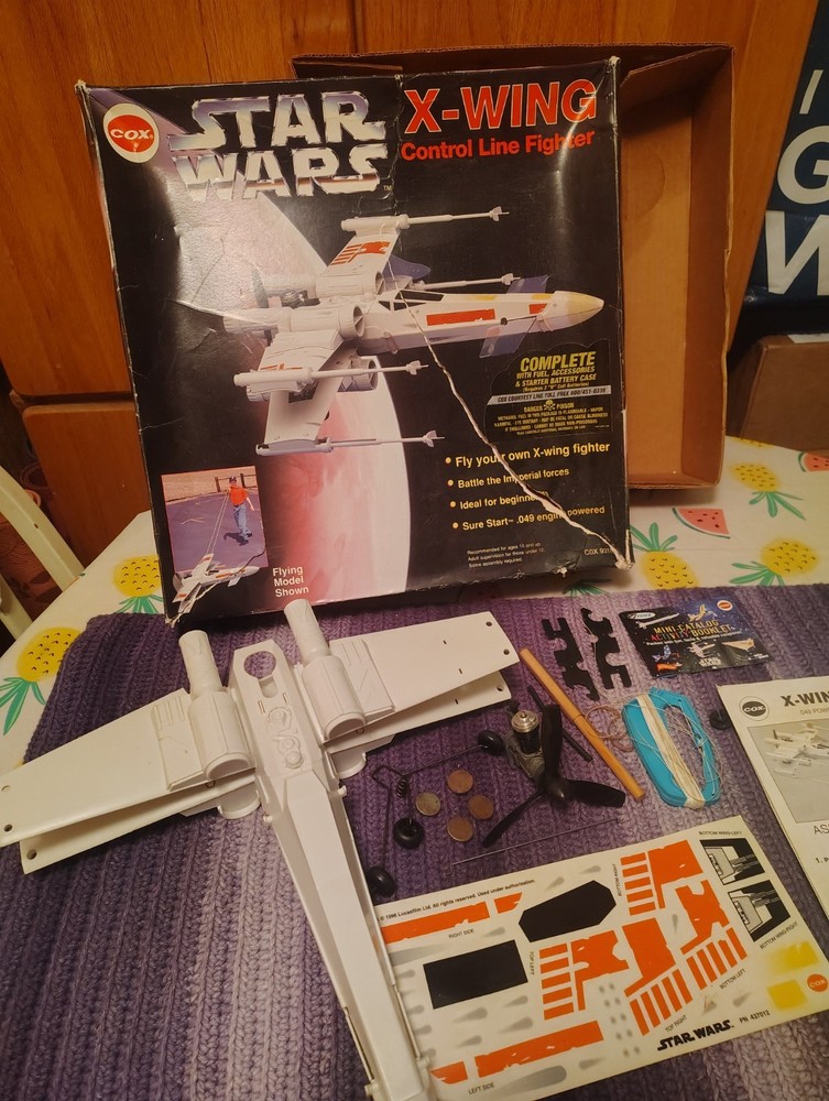 Cox Star Wars X Wing Control Line Fighter
