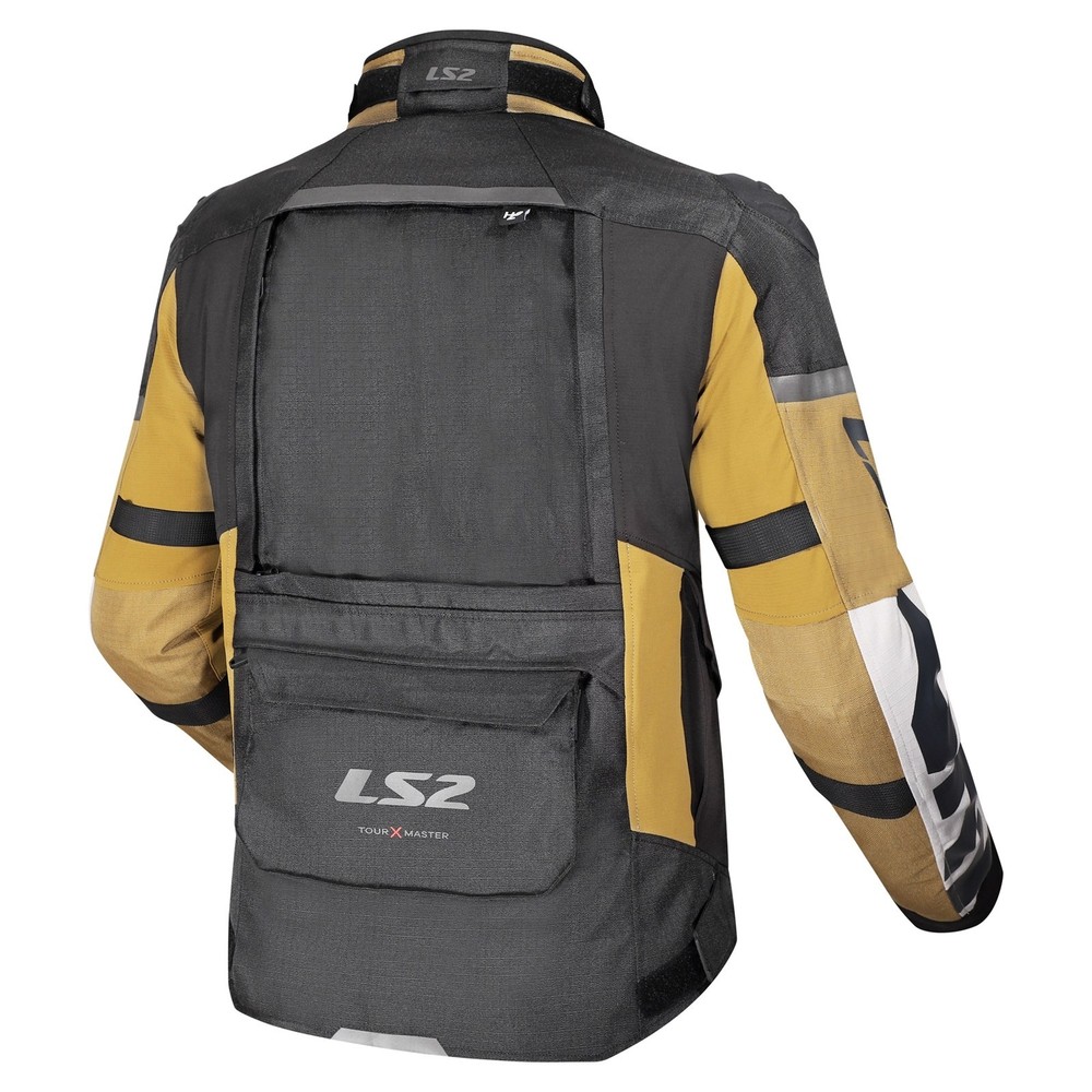 LS2 X-Master Motorcycle Jacket (Brown/Black/Grey) Size: M