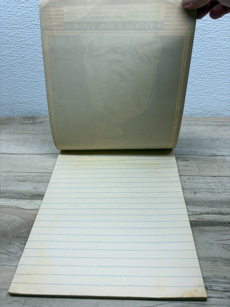 Vintage World War II Heroes General MacArthur Paper Notebook