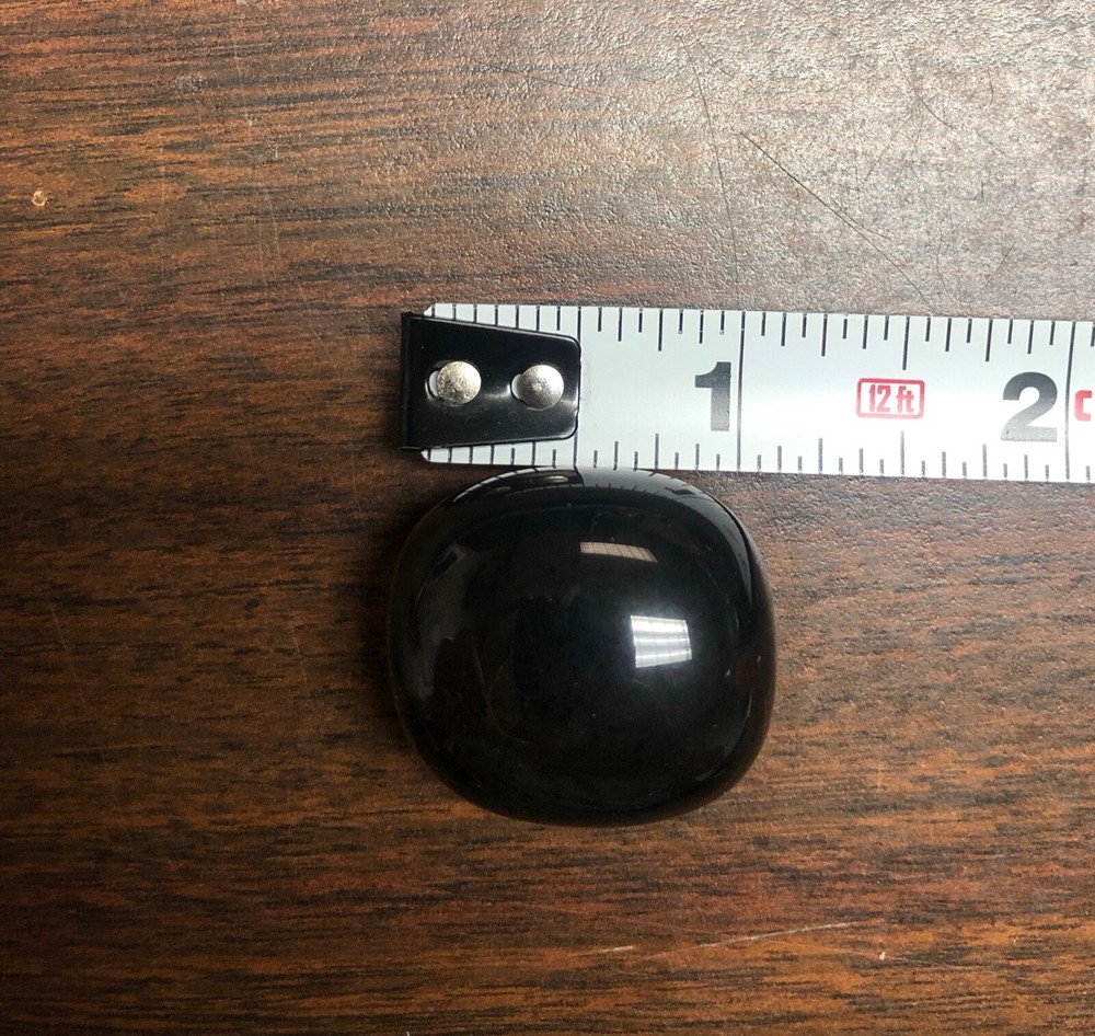 Three (3) Large Apache Tears High Quality Tumbled Stones - Tumbles