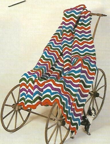 Carriage Trade Afghan knitting PATTERN INSTRUCTIONS