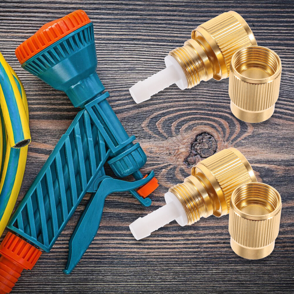 2-Pack End Connectors for Expanding Garden Hose