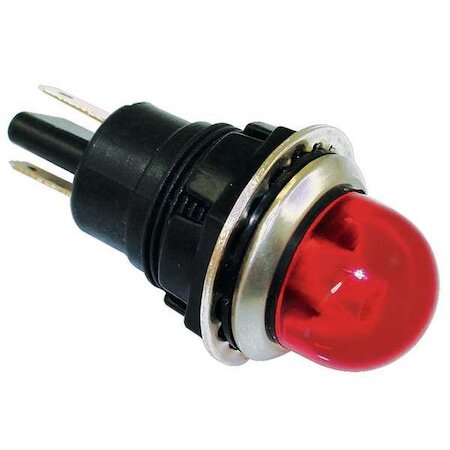 Dayton 22Ny60 Raised Indicator Light,Red,120V