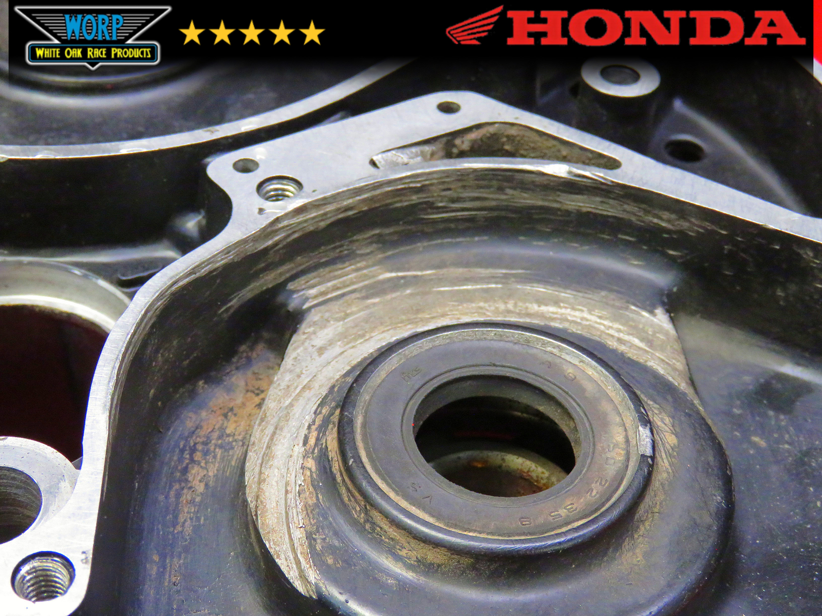 1985 HONDA ATC350X MATCHED CRANK CASE LEFT RIGHT CRANKCASE ENGINE BOTTOM END