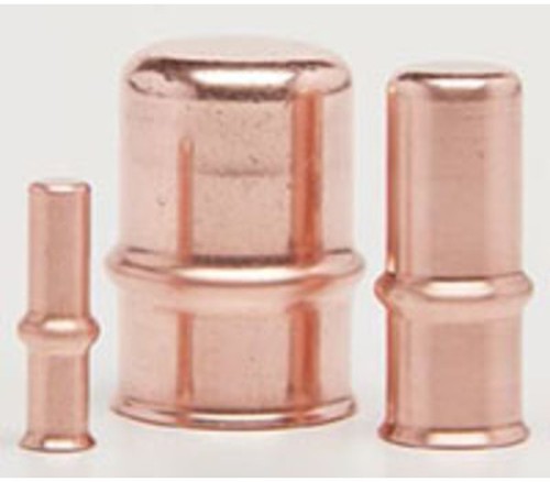RAPID LOCKING SYSTEM 3.07114E+12 Cap 7/8" Copper Press Fitting