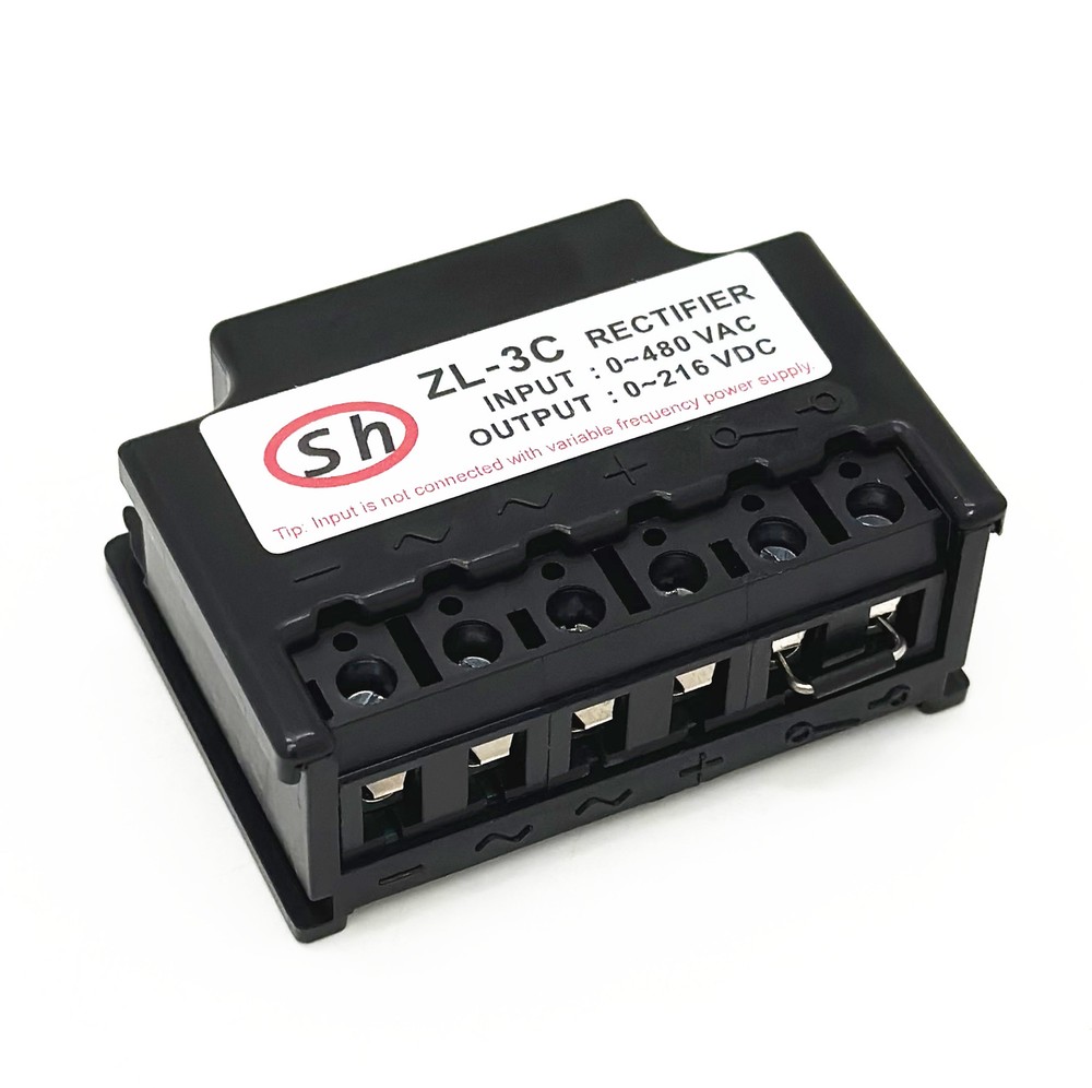 ZL-3C input: 0~480VAC output: 0~216VDC half-wave brake rectifier module