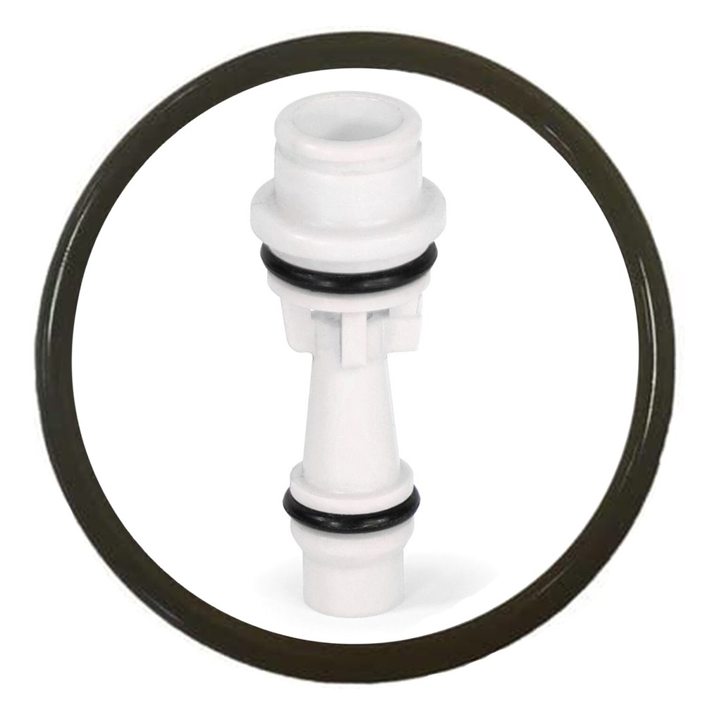 Clack Injector - V3010 1E - White - Includes Injector Cap O-Ring Seal
