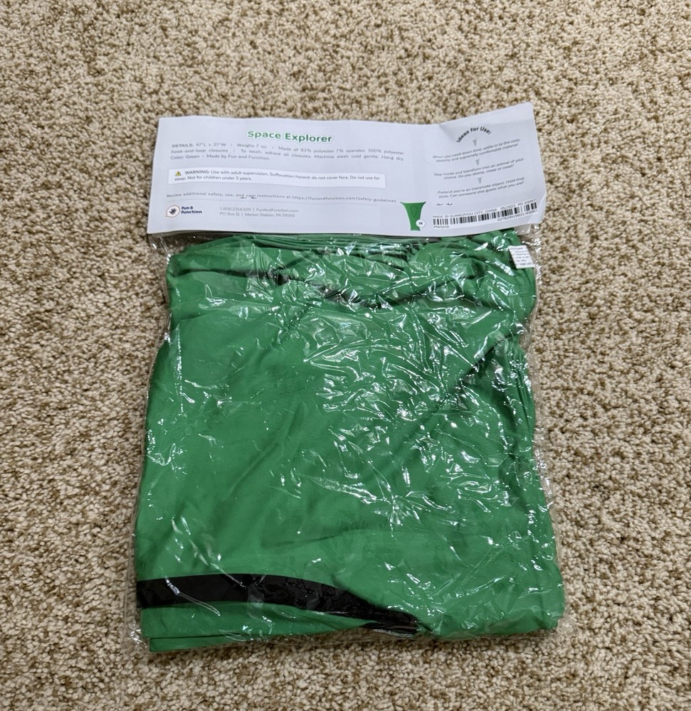 Space Explorer Calming Body Sock Size Medium Green