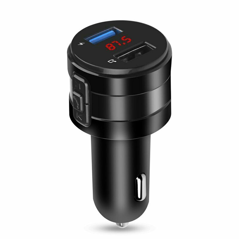 Bluetooth Wireless Handsfree Car FM Transmitter MP3 Player 2 USB Charger Kit kf