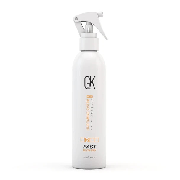 GK HAIR Fast Blow Dry Reduces Intense Heat Damage Hair Treatment Spray 8.5 Fl oz