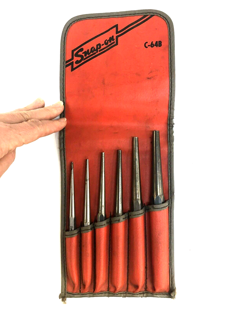 Snap-On Tools PPCS60BK 6 Piece Starter Pin Punch Set