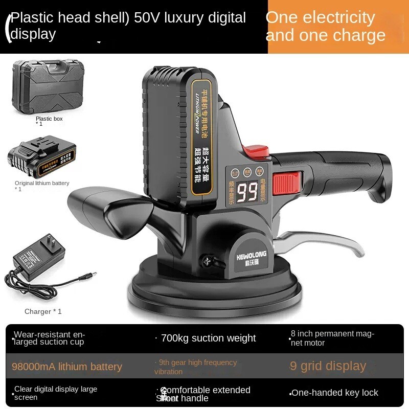 Digital Display Tiling Tiles Machine Tiles Vibrator Aluminum/ Rubber Bottom