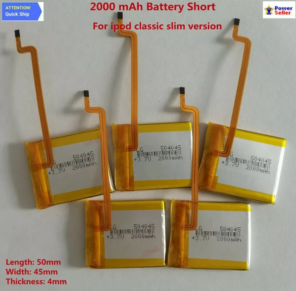 LG 2000mAh Battery Upgrade replacement for iPod Classic & Video Thin