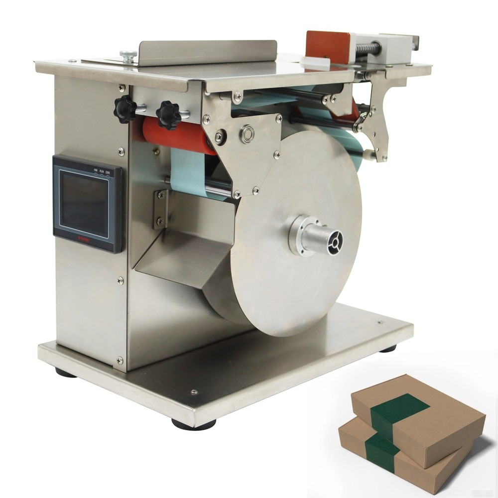 Right Angle Labeling Machine 90° Corner Label Applicator 15-50mm Circular Labels