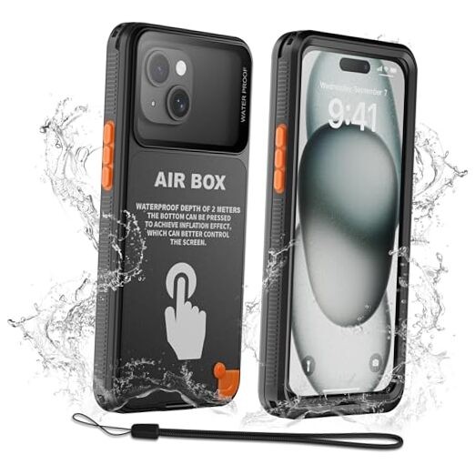 Waterproof Case for iPhone, Underwater Snorkeling Diving Phone Case for