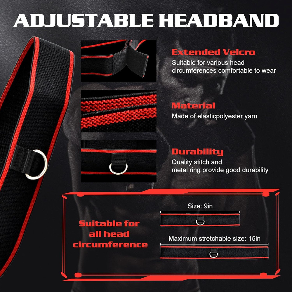 ® Boxing Reflex Ball Headband Set - Includes 4 Different Balls and 2 Adjustable