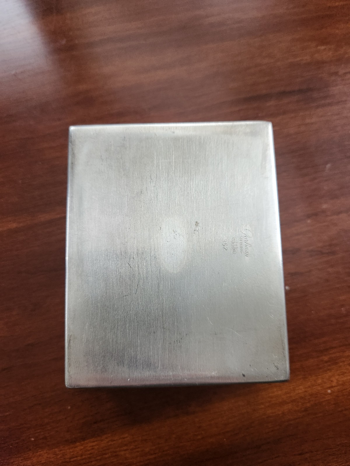 Gorham 352 Sterling Silver Cigarette Case Jewelry Trinket Box Coin Money Holder