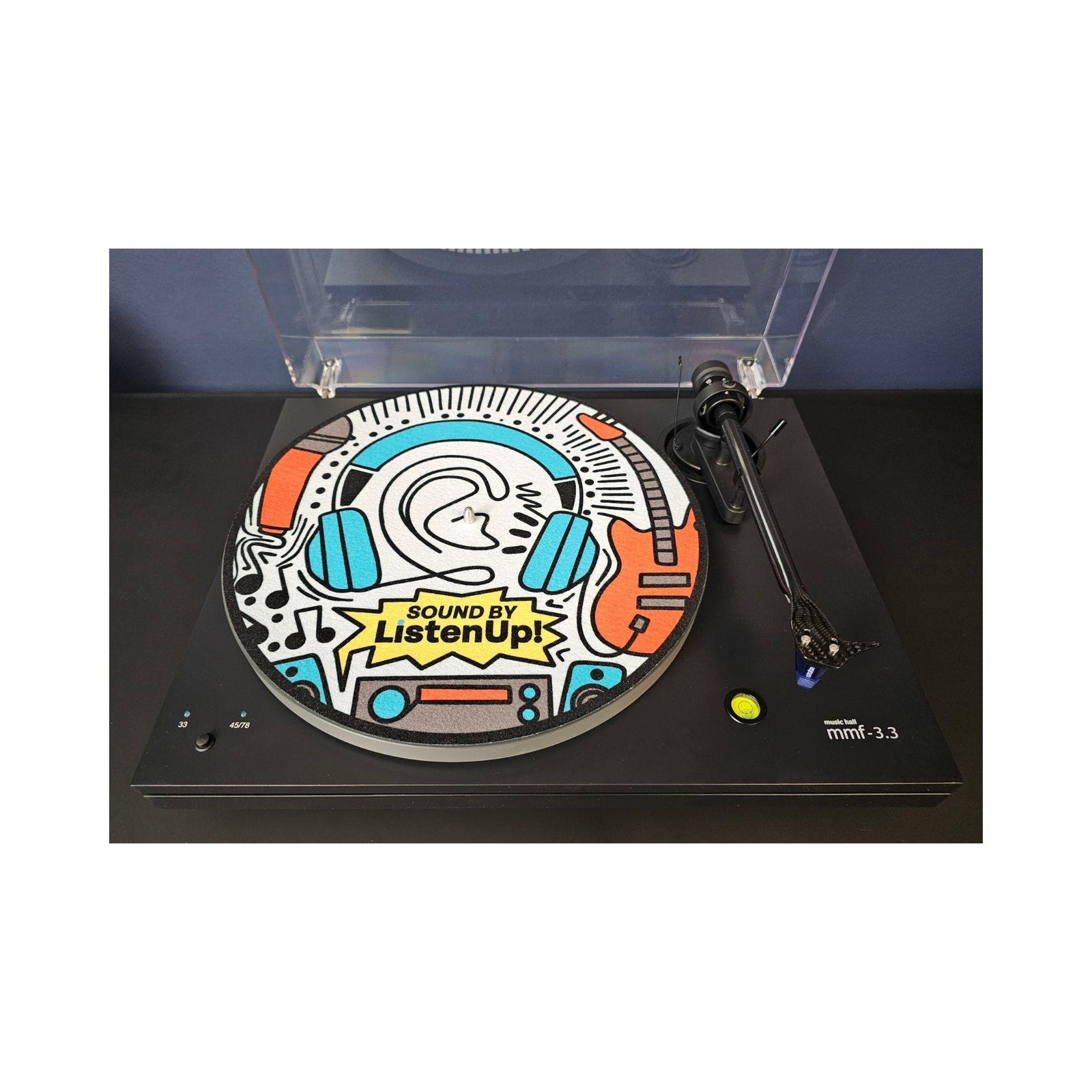 Music Hall MMF 3.3 HiFi Turntable with Premium Upgrades