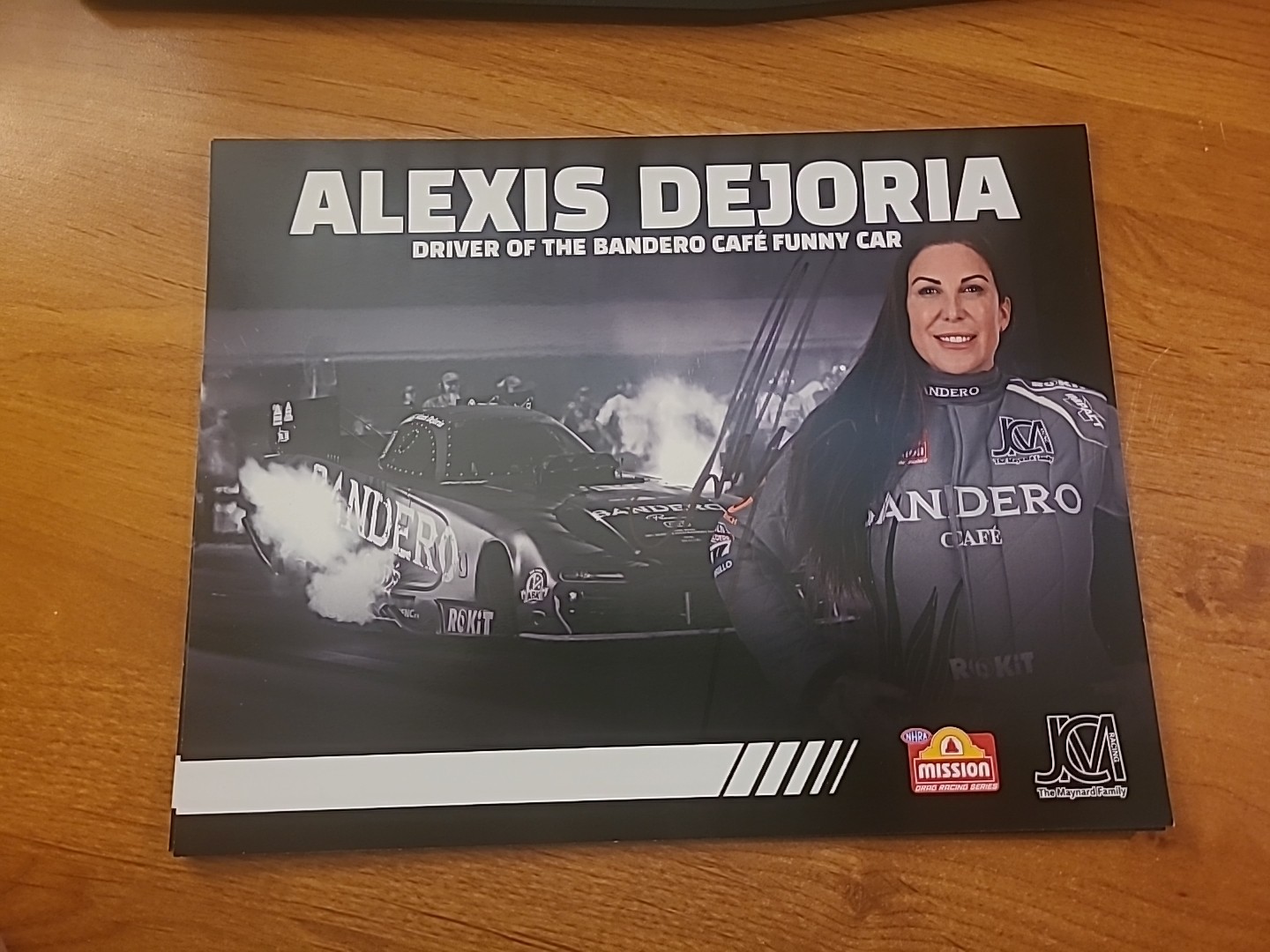 2025 Alexis DeJoria NHRA Hero Card Autographed